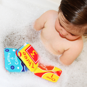 baby in the bath, bath books