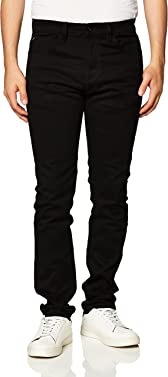 Southpole Men's Flex Stretch Basic Twill and Rinse Denim Pants