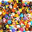 XY-WQ 100 Pack Rubber Duck for Jeep Bath Toy Assortment - Bulk Floater Duck for Kids - Baby Showers Accessories - Party Favors, Birthdays, Bath Time, and More (50 Varieties)