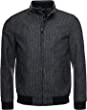 Superdry Mens Studios Wool Harrington Jacket, Slim Fit