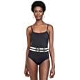 Solid &amp; Striped Women&#39;s One Piece Swimsuit | The Nina Belt (Small, Black)