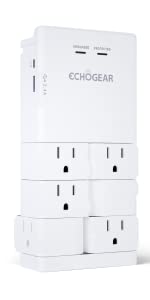 8 outlet on wall surge protector