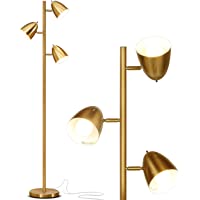 Brightech Jacob LED Standing Lamp, Modern Bright Floor Lamps for Living Rooms & Bedrooms, Tall LED Lighting Lamp with Adjusta