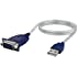 SABRENT USB 2.0 to Serial (9-Pin) DB-9 RS-232 Converter Cable, Prolific Chipset, HEXNUTS -, [Windows 11/10/8.1/8/7/VISTA/XP, 