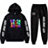 Hoodie and Sweatpant Sets Pants Fashionable Pullover Sweatshirt Tracksuit