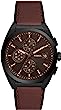 Fossil Everett Men's Watch with Stainless Steel or Leather Band