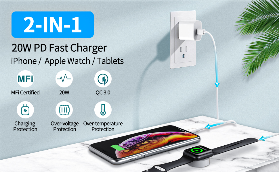 20W PD fast charger for iphone