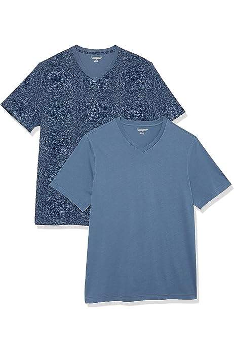Men's Regular-Fit Short-Sleeve V-Neck T-Shirt (Available in Big & Tall), Pack of 2