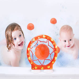 bath toys bathtub basketball hoop for toddler kid boy and girl fun play net water toy bathtime 