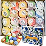 Nagaliving Bath Bombs Gift Set, 20 Wonderful Fizz Effect Handmade Bath Bombs for Valentine’s Day, Christmas, Mother’s Day, Father’s Day, Children’s Day, Birthday, Thanksgiving Day&amp; Any Anniversaries