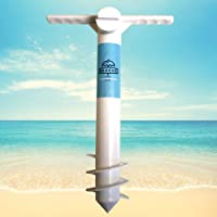 Beachr Beach Umbrella Sand Anchor | Outdoor Umbrella Base with Ground Anchor Screw | Ideal for Sun Protection, Shade, Strong 