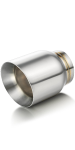 3" Inlet 4" Outlet Dual Wall Exhaust Tip