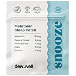 Dew Well - Snooze Melatonin Sleep Supplement Patch - Supports Natural Sleep - Melatonin - Wearable Sleep Patch - Easily Take On and Off (30)