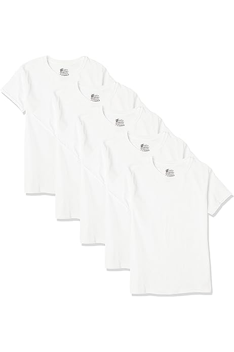 Boys' Undershirt, EcoSmart Short Sleeve Crew Shirts, Multiple Packs Available