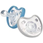 Dr. Talbot&#39;s Soft-Flex Orthodontic Pacifiers 0-6 Months, Blue/Gray, 2 Pack