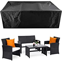 CKCLUU Patio Furniture Set Cover Outdoor Sectional Sofa Set Covers Outdoor Table and Chair Set Covers Water Resistant 78 Inch