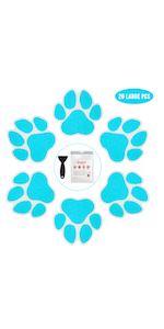 Dog paw non slip bathtub sticker