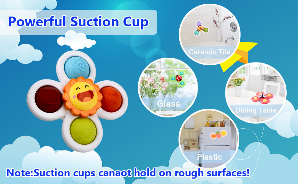 Suction Cup Spinner Toys 