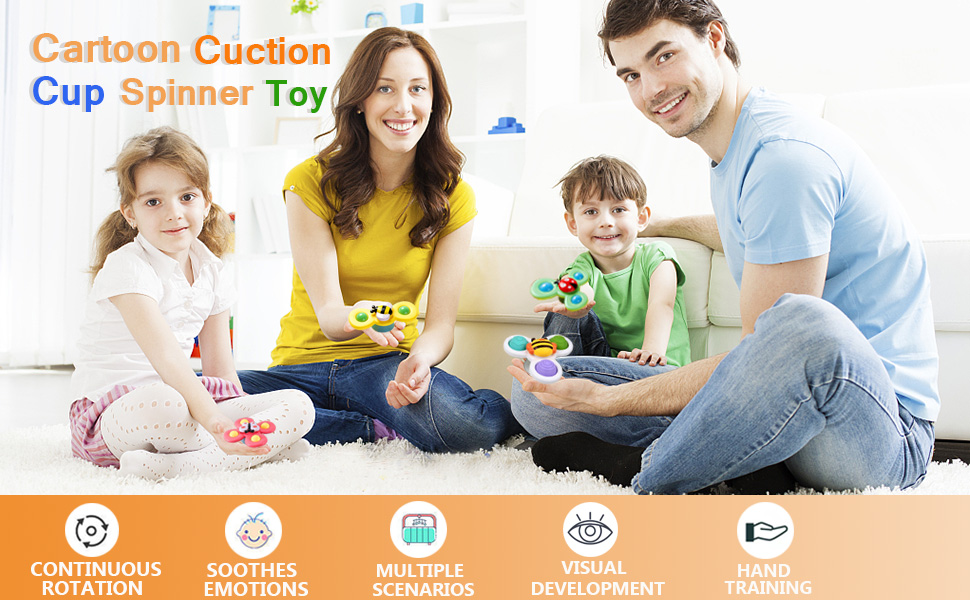 Suction Cup Spinner Toys