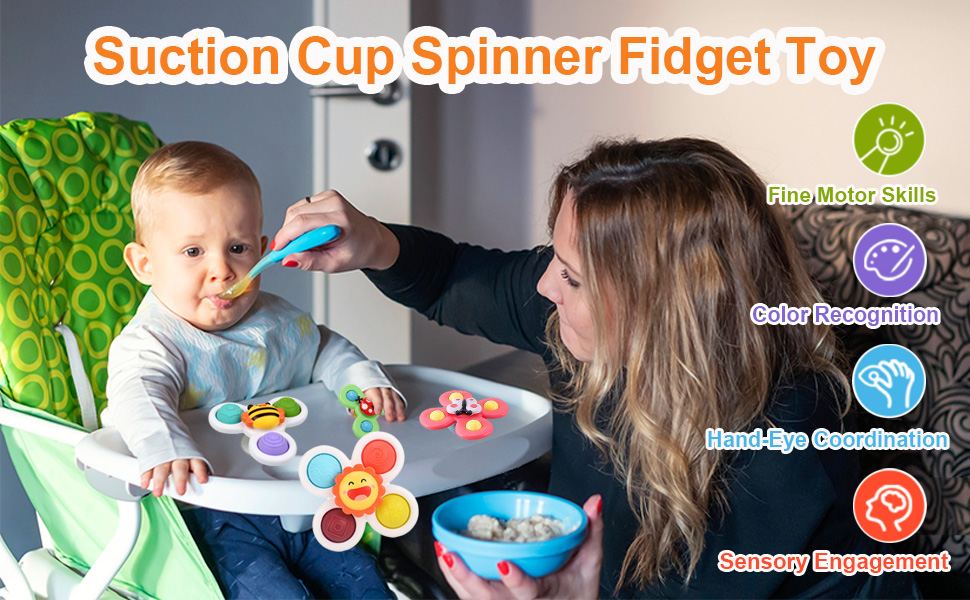 Suction Cup Spinner Toys 