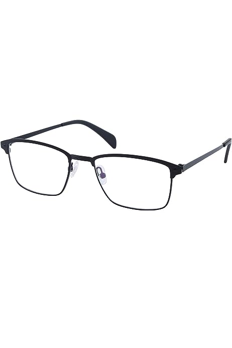 Retro Fashion Anti-Blu-ray Computer Reading Glasses +0.50 Mens Womens Black Frame Readers Spectacles