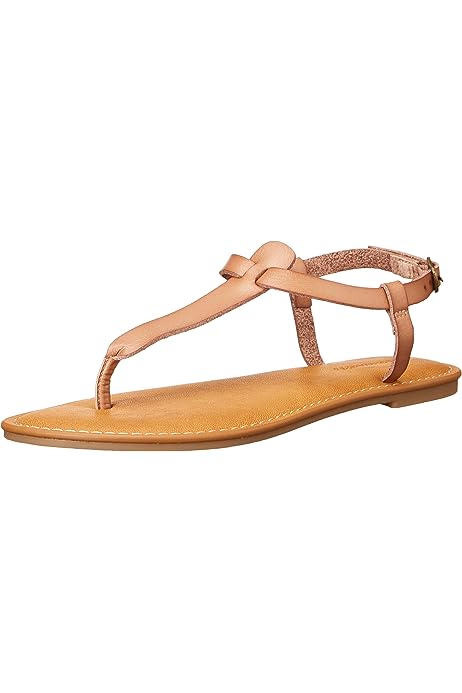 Women's Casual Thong Sandal with Ankle Strap