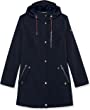 Tommy Hilfiger Women Hooded Parka/Anorak Button Down Water Repellent Jacket