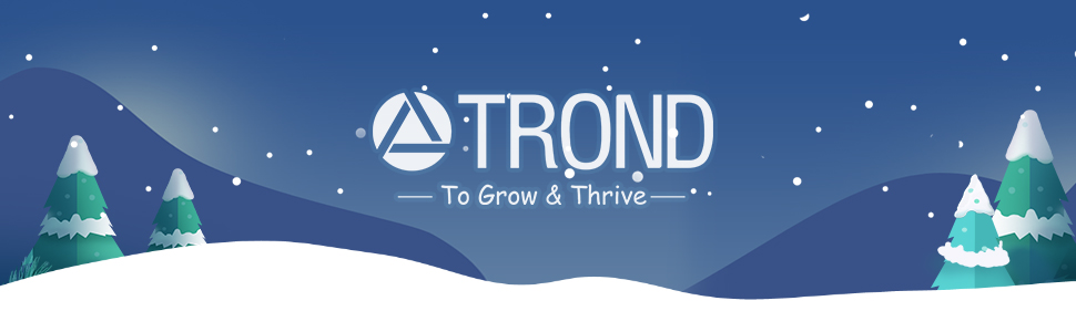 TROND logo Christmas theme