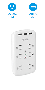 6 outlet extender surge protector