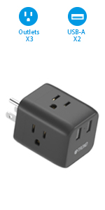 wall outlet splitter extension