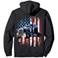 Trucker American Flag Truck Driver Hoodie Truck Driver Gift