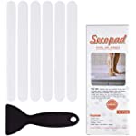 Secopad Anti Slip Shower Stickers 24 PCS Safety Bathtub Strips Adhesive Decals with Premium Scraper