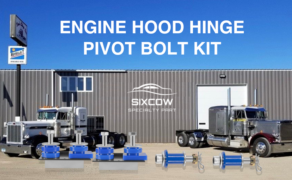 Engine Hood Hinge Pivot Bolt Kit