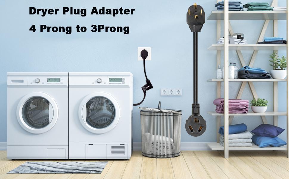 Dryer plug adapter