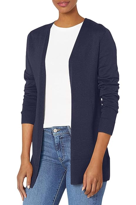 Women's Lightweight Open-Front Cardigan Sweater (Available in Plus Size)
