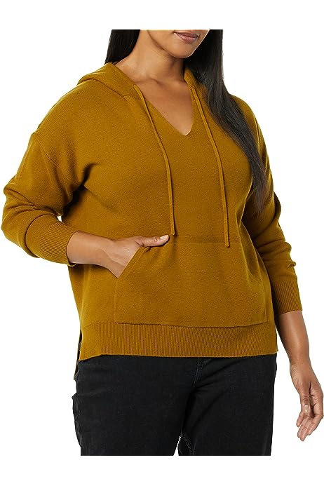 Women's Ultra-Soft Milano Stitch Drawstring Hoodie Sweater