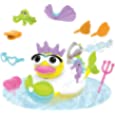 Yookidoo Jet Duck Mermaid Bath Toy with Powered Water Shooter - Sensory Development &amp; Bath Time Fun for Kids - Battery Operated Bath Toy with 15 Pieces - Ages 2+