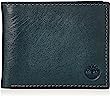 Timberland Men's Leather Wallet with Attached Flip Pocket