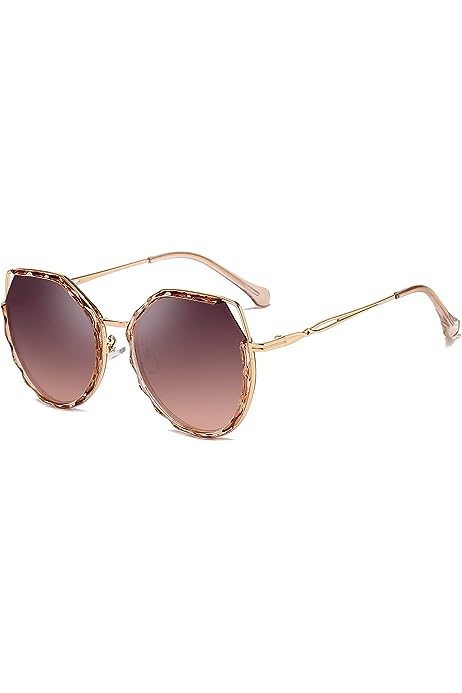 Oversize Modern Hipster Fashion Shades Women's Sunglasses Elegant With UV 400 Protection
