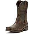 Ariat Men&#39;s Rambler Western Boot, Antiqued Grey, 10.5 X-Wide