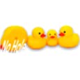 Kalafona Rubber Funny Ducks/Duckies Bath Toy Without Hole or with No Hole Student Office Desktop Decor IT Programmer Funny Partner Rubber Duckies in Bulk