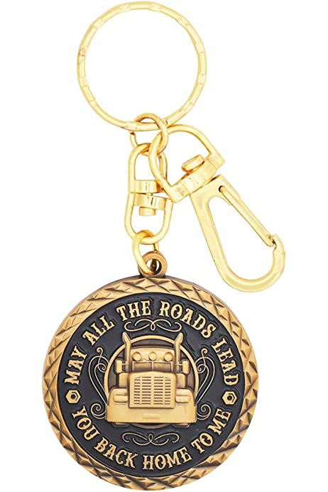 Truck Driver Gifts for Men (Truckers) Keychain - Unique Trucker Gifts For Men - Keychains Collection