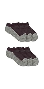Jefferies Socks Boys'' Seamless Sport Low Cut Half Cushion Socks (Pack of 6)