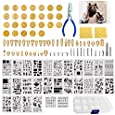 BEZALEL 112Pcs Wood Burning Tips - Pyrography Wood Burning Kit Includes Wood Burning Tips Only Wood Burning Letters Wood Burning Stencils and Patterns for Embossing Carving DIY Adults Crafts Beginners