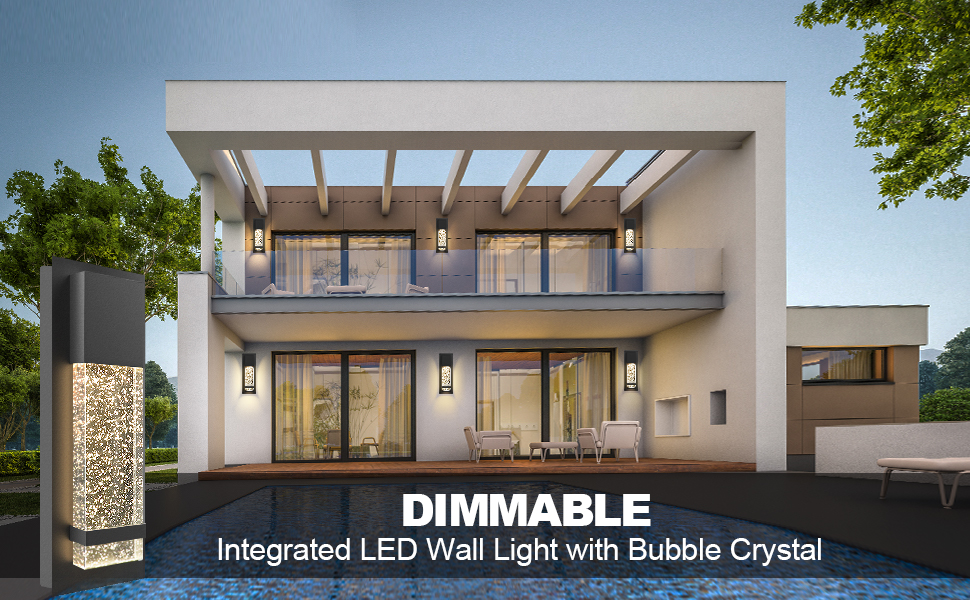 dimmable led wall light