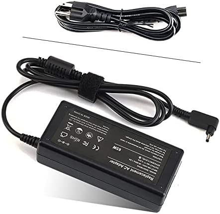 65W N15Q9 N15Q8 19V 2.37A Laptop Charger for Acer Chromebook CB3-532 C720 C740 C731 11 R11 R13 14 15 CB3 CB5 CB3-431 CB5-132T CB3-131 A13-045N2A PA-1450-26 Aspire 5 A515-54 A515-46-R14K Power Cord