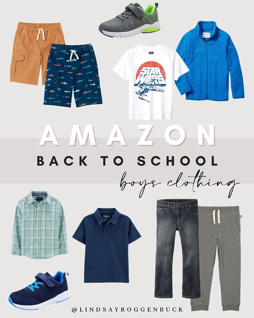 Boys back to school clothing options #founditonamazon