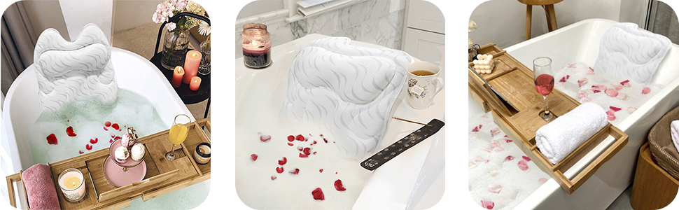 The spa bath pillow is easy to clean by hand, 