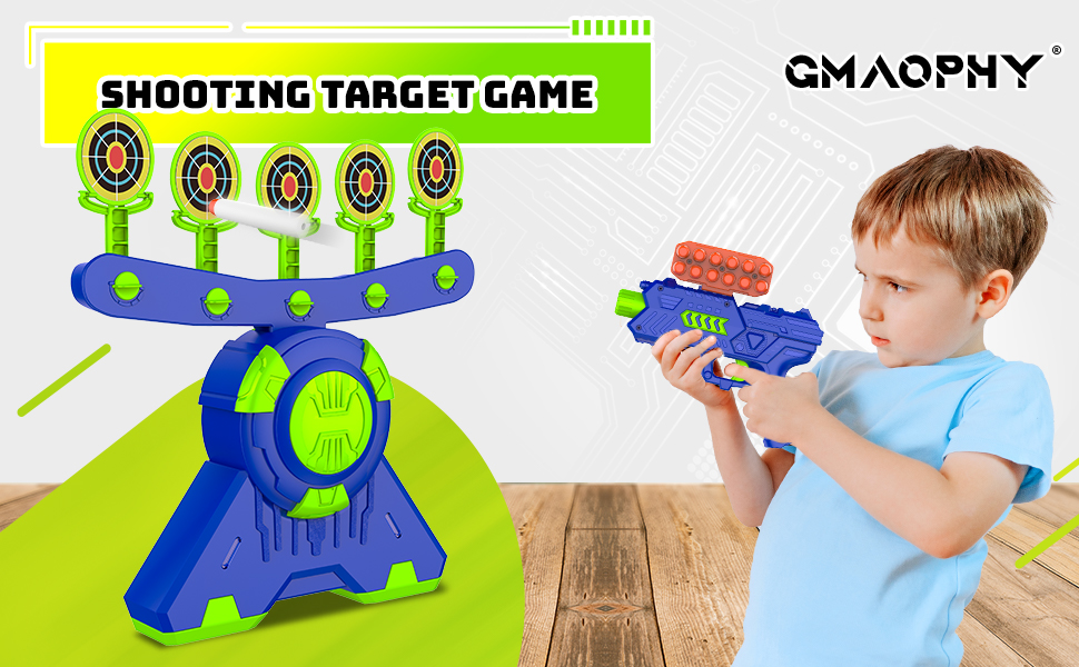 Shooting Games Toy for Age 5, 6, 7, 8, 9, 10+ Years Old Kids Boys Toys Floating Ball Targets