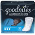 Goodnites Absorbent Bedwetting Underwear Inserts/Pads for Boys, Moderate Absorbency, 33 Count, FSA/HSA-Eligible